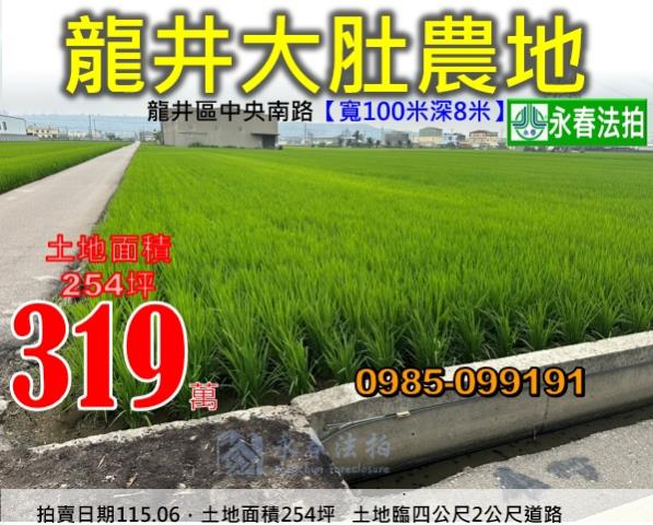 龍井農地法拍-0